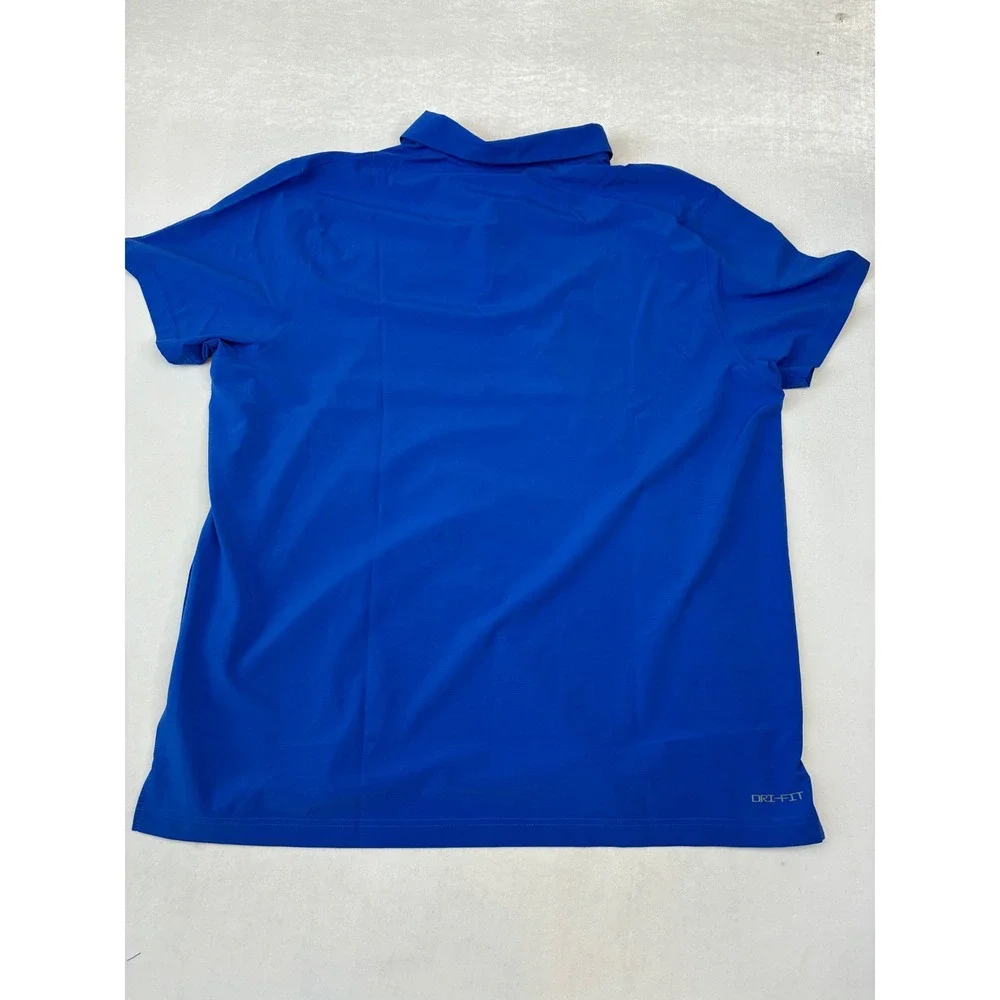 Jordan Florida Gators Polo Men 2XL Blue Dri-FIT Short Sleeve NCAA NEW